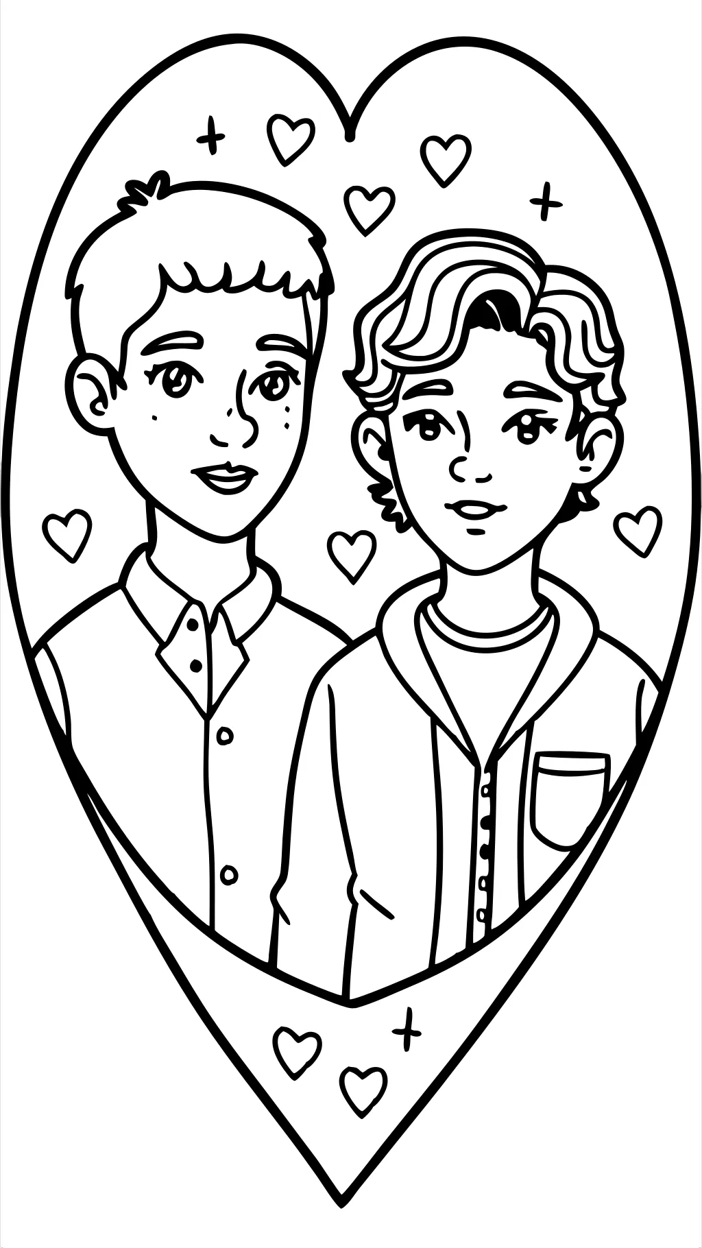 Heartstopper Coloring Pages